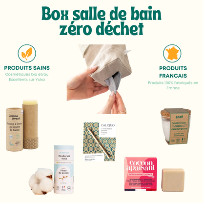 Box salle de bain zéro déchet - Tout Zéro Tout Bio 