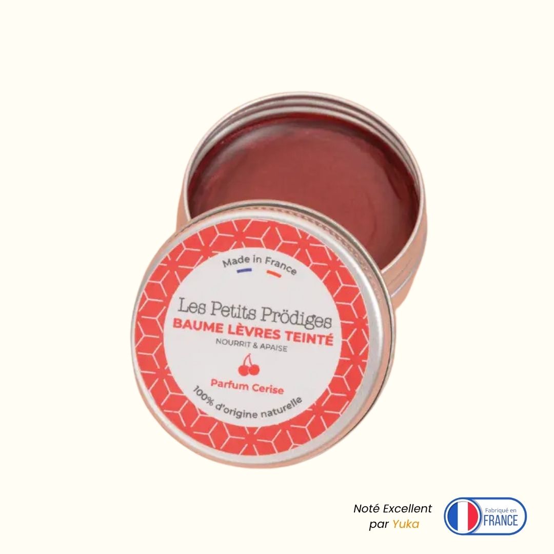 Baume à lèvres teinté cerise