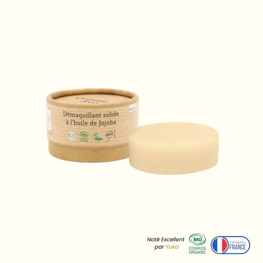 Démaquillant solide à l'huile de jojoba