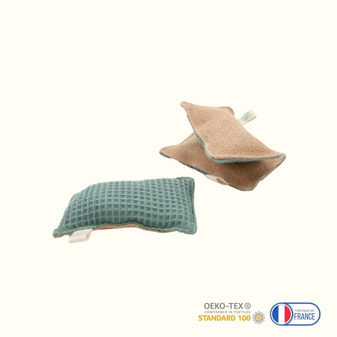 Eponge lavable double face - Tout Zéro Tout Bio