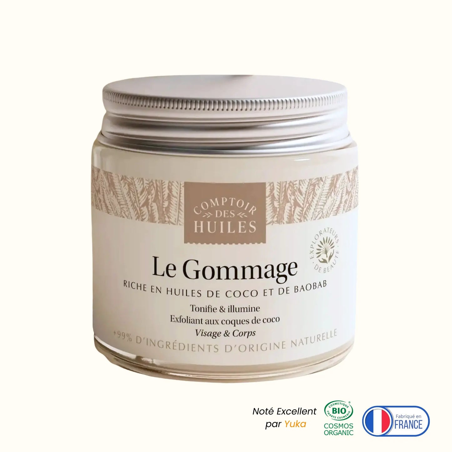 Gommage pour le corps coco baobab Comptoir des huiles