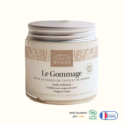 Gommage pour le corps coco baobab Comptoir des huiles