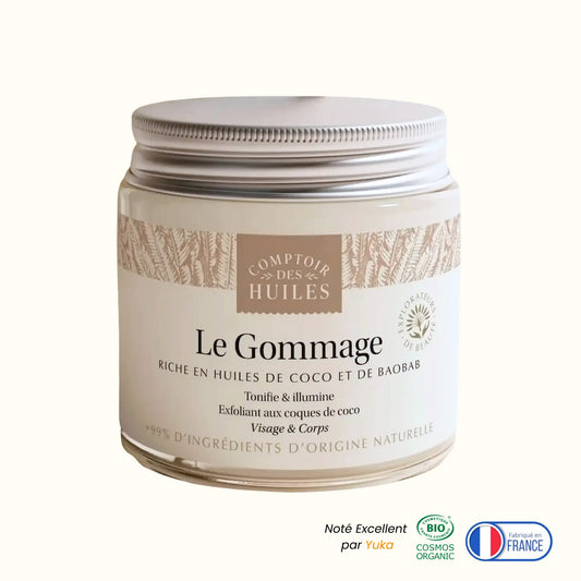 Gommage pour le corps coco baobab Comptoir des huiles