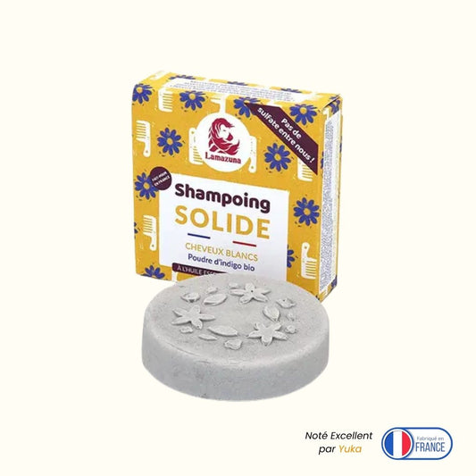 Shampoing solide cheveux blancs