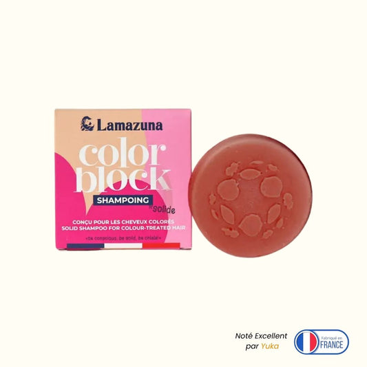 Shampoing solide cheveux colorés