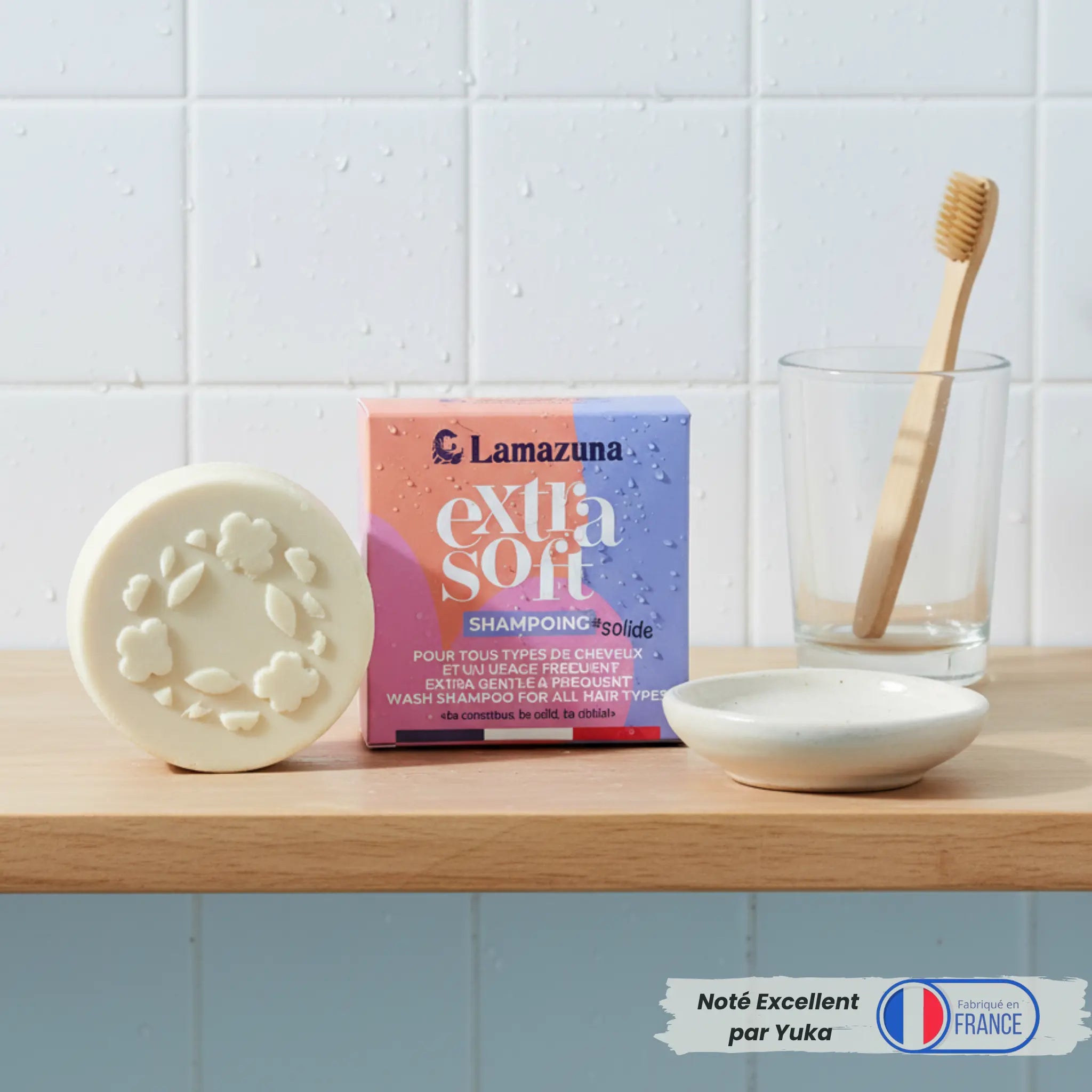 shampoing solide cheveux normaux Lamazuna
